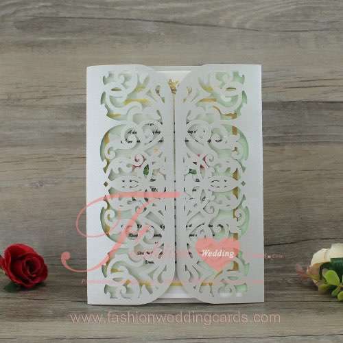 Open Gate Silver Wedding Invitations Free Templates